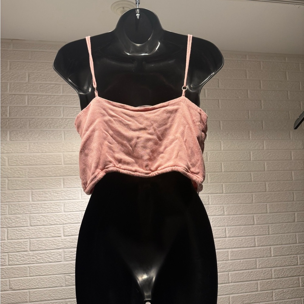 Lulu's Blush Pink Button-Front Camisole - Picture 2 of 3
